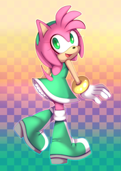 Size: 2894x4093 | Tagged: safe, artist:saltorii, amy rose, solo