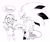 Size: 1280x1082 | Tagged: safe, artist:si9bb, amy rose, sonic the hedgehog, amy x sonic, dialogue, duo, greyscale, hand on hip, korean text, monochrome, shipping, simple background, sonic boom (tv), speech bubble, straight, thought bubble, white background