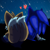 Size: 2048x2048 | Tagged: safe, artist:triplettailedfox, miles "tails" prower, sonic the hedgehog, 2024, abstract background, blue shoes, date, duo, gay, heart, holding them, mobius.social exclusive, nighttime, outdoors, shipping, sitting, sonic x tails, stargazing