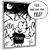 Size: 900x900 | Tagged: safe, artist:mellodillo, sonic the hedgehog, 2024, black and white, commission, english text, meme, reaction image, sickos, solo, speech bubble, star (sky), transparent background, window