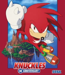 Size: 1000x1144 | Tagged: safe, artist:wg_alen, knuckles the echidna, solo