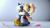 Size: 1920x1080 | Tagged: safe, artist:shinyhexagous, tangle the lemur, whisper the wolf, 2024, 3d, abstract background, birthday, birthday hat, duo, eyes closed, holding each other, hugging, kiss, lesbian, party hat, shipping, signature, standing, tangle x whisper