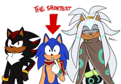 Size: 1180x820 | Tagged: safe, artist:bunpilled, shadow the hedgehog, silver the hedgehog, sonic the hedgehog, outline, redesign, scarf, simple background, smile, standing, sweatdrop, transparent background, trio