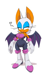 Size: 850x1400 | Tagged: safe, artist:rattiesteps, rouge the bat, solo