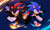 Size: 8000x4800 | Tagged: safe, artist:duderedblue, shadow the hedgehog, sonic the hedgehog, sonic the hedgehog 3 (film), duo