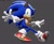 Size: 1089x903 | Tagged: safe, artist:notnicknot, sonic the hedgehog, 2024, 3d, grey background, looking at viewer, simple background, smile, smiling at viewer, solo