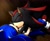 Size: 1868x1517 | Tagged: safe, artist:anita_wolfy_ratchet, artist:ezhik_shadow, shadow the hedgehog, sonic the hedgehog, hedgehog, 2024, duo, eyes closed, gay, lying down, lying on them, making out, male, mouth open, shadow x sonic, shipping, signature