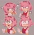Size: 1149x1169 | Tagged: safe, artist:yuukar0, amy rose, 2024, amybetes, angry, blushing, bust, crying, cute, expression sheet, eye clipping through hair, eye twitch, floppy ears, frown, grey background, happy, looking offscreen, mouth open, one fang, open smile, outline, sad, simple background, smile, solo, sparkles, star (symbol), starry eyes, sweatdrop, tears, white outline, wtf?
