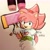 Size: 3024x3024 | Tagged: safe, artist:tinasara09, amy rose, hedgehog, 2022, fleetway amy, hammer, heart, holding something, marker, piko piko hammer, signature, smile, solo, traditional media