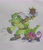 Size: 1836x2138 | Tagged: safe, artist:transgender-battlekukku, charmy bee, espio the chameleon, vector the crocodile, dark skin, eyelashes, frown, grey sclera, looking offscreen, tan skin, team chaotix, traditional media, yellow sclera