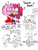 Size: 1562x2048 | Tagged: safe, artist:trenchcoat-gecko, amy rose, sonia the hedgehog, sonic the hedgehog, :|, blushing, english text, heart, hugging, lesbian, musical notes, piano, shipping, simple background, smile, sonia x amy, soniamy, standing, surprised, thinking, thought bubble, top surgery scars, trans male, transgender, trio, white background