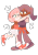 Size: 1430x2048 | Tagged: safe, artist:artyyline, amy rose, blaze the cat, human, alternate version, amy x blaze, blushing, cute, duo, heart, hugging, humanized, lesbian, looking at each other, no outlines, one eye closed, shipping, simple background, smile, standing, transparent background