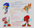 Size: 1280x1050 | Tagged: safe, artist:notnights, knuckles the echidna, miles "tails" prower, sonic the hedgehog, hybrid, :3, amybetes, character name, cute, english text, fangs, female, grey background, group, headcanon, holding something, lidded eyes, male, piko piko hammer, quartet, simple background, smile, sonabetes, standing, tailabetes, text