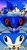 Size: 1200x2240 | Tagged: safe, artist:tylerssonic, metal sonic, sonic the hedgehog, sonic the ova, abstract background, black sclera, duo, looking at each other, meme, panels, pov, robot, strange isn't it?