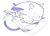 Size: 904x652 | Tagged: safe, artist:infmilk, sonic the hedgehog, 2024, classic sonic, classic sonic (universe), line art, looking ahead, looking offscreen, redraw, simple background, smile, solo, super peel-out, white background