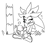 Size: 708x630 | Tagged: dead source, safe, artist:survivalstep, silver the hedgehog, chao, blushing, chaobetes, cute, duo, eyelashes, eyes closed, grass, line art, mouth open, neutral chao, nonbinary, outdoors, silvabetes, simple background, sitting, smile, tree, white background