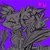 Size: 2048x2048 | Tagged: safe, artist:kyradrawss, amy rose, blaze the cat, cat, hedgehog, 2024, amy x blaze, amy's halterneck dress, blaze's tailcoat, blushing, clothes, dress, female, females only, hearts, lesbian, looking at viewer, one eye closed, peace sign, shipping