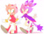 Size: 1280x1002 | Tagged: safe, artist:scuttletown, amy rose, blaze the cat, cat, hedgehog, 2017, amy x blaze, amy's halterneck dress, blaze's tailcoat, blushing, clothes, cute, dress, female, females only, hearts, holding hands, lesbian, shipping