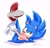 Size: 1485x1429 | Tagged: safe, artist:gunstellations, sonic the hedgehog, 2024, blushing, cute, frown, legs up, looking at viewer, lying down, signature, simple background, solo, treads, white background