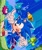 Size: 1000x1200 | Tagged: safe, artist:aoii91, sonic the hedgehog, wisp, 2024, abstract background, clenched fist, flying, grass, group, looking ahead, looking offscreen, mouth open, open smile, outdoors, outline, pointing, running, smile, sonic colors, white outline