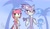 Size: 1920x1098 | Tagged: suggestive, artist:stuff-by-mjm, amy rose, blaze the cat, cat, hedgehog, 2022, amy x blaze, beach, female, females only, gloves, lesbian, naked, shipping, shoes