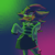 Size: 2000x2000 | Tagged: safe, artist:trashcreatyre, shadow the hedgehog, agender, chain, choker, clothes, ear piercing, earring, fishnets, jacket, looking at viewer, nonbinary, oversized, shirt, skirt, smile, solo, tan skin