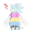 Size: 512x600 | Tagged: safe, artist:imqueerdeer, sonic the hedgehog, heart, mouth open, pansexual pride, pride, pride flag, shirt, shorts, simple background, solo, white background