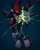 Size: 1464x1822 | Tagged: safe, artist:mmachu_sonic, shadow the hedgehog, hedgehog, 2024, male, simple background, solo, standing