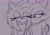Size: 2360x1640 | Tagged: safe, artist:sonikku's girl, amy rose, blaze the cat, cat, hedgehog, 2024, amy x blaze, amy's halterneck dress, blaze's tailcoat, clothes, cute, dress, eyes closed, female, females only, hand on shoulder, lesbian, line art, shipping, sketch