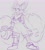Size: 1847x2048 | Tagged: safe, artist:princessnapped, miles "tails" prower, fox, 2023, clothes, female, goggles, goggles around neck, grey background, holding something, line art, looking at viewer, overalls, simple background, smile, solo, standing, trans female, transgender, wrench