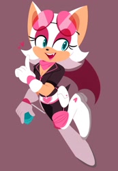 Size: 946x1370 | Tagged: safe, artist:nadomerart, rouge the bat, chaos emerald