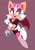 Size: 946x1370 | Tagged: safe, artist:nadomerart, rouge the bat, chaos emerald, heart, simple background, solo