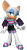 Size: 1656x3072 | Tagged: safe, artist:emirrart, rouge the bat, 3d, edit, looking offscreen, pride, pride flag, simple background, smile, solo, standing, trans girl rouge, trans pride, transgender, transparent background