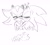 Size: 1884x1693 | Tagged: safe, artist:tamjeong_sonic, shadow the hedgehog, sonic the hedgehog, hedgehog, 2024, blushing, blushing ears, cute, duo, eyes closed, gay, heart, holding them, kiss on cheek, lidded eyes, line art, looking at them, male, shadow x sonic, shadowbetes, shipping, simple background, sonabetes, wagging tail, white background
