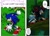 Size: 2048x1495 | Tagged: safe, artist:kolsanart, shadow the hedgehog, sonic the hedgehog, sonic adventure 2, abstract background, branch, bush, dialogue, grass, green forest, outdoors, soap shoes, speech bubble, standing, text, tree