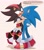 Size: 1799x2048 | Tagged: dead source, safe, artist:clery_trixy, shadow the hedgehog, sonic the hedgehog, hedgehog, 2024, carrying them, cute, dialogue, duo, english text, eyes closed, gay, looking at them, male, mouth open, shadow (lighting), shadow x sonic, shipping, signature, simple background, smile, speech bubble, standing, wagging tail, yellow background