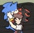 Size: 1280x1228 | Tagged: dead source, safe, artist:vampire-cookie, shadow the hedgehog, sonic the hedgehog, hedgehog, ask response, blushing, couch, cute, duo, eyes closed, gay, green background, holding each other, hugging from behind, male, shadow x sonic, shadowbetes, shipping, signature, simple background, sitting, smile, sonabetes