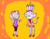 Size: 821x634 | Tagged: safe, artist:goddessprincesslulu, amy rose, blaze the cat, cat, hedgehog, 2012, amy x blaze, angry, female, females only, fire, gymnastic outfit, lesbian, shipping