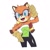 Size: 683x683 | Tagged: safe, artist:tnchxhrl03, marine the raccoon, female, older, solo