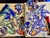 Size: 2048x1536 | Tagged: safe, artist:edible potatoes, artist:mardiculous, sonic the hedgehog, 2024, character name, grin, guitar, irl, marker, markerwork, smile, solo, standing, sunglasses, traditional media