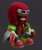 Size: 1501x1804 | Tagged: safe, artist:ladylunanova, knuckles the echidna, sonic adventure 2, 2024, 3d, looking offscreen, shovel claw, solo, standing, sunglasses
