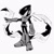 Size: 3500x3500 | Tagged: safe, artist:chowadoe, sonic the hedgehog, 2024, greyscale, idw sonic the hedgehog, monochrome, phantom rider, simple background, solo, standing, white background
