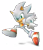 Size: 3623x4166 | Tagged: safe, artist:mutationfoxy, sonic the hedgehog, 2019, 3d, hyper form, hyper sonic, looking at viewer, posing, simple background, smile, smiling at viewer, solo, transparent background