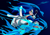 Size: 3508x2480 | Tagged: safe, artist:mighty-tesla, sonic the hedgehog, anniversary, clenched teeth, gradient background, looking at viewer, looking back, looking back at viewer, reaching towards the viewer, ring, smile, smiling at viewer, solo, treads, wallpaper