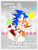 Size: 780x1024 | Tagged: safe, artist:missneens, miles "tails" prower, sonic the hedgehog, 2013, abstract background, blushing, character name, classic sonic, classic sonic (universe), classic tails, cute, duo, english text, hugging, looking at viewer, mouth open, signature, smile