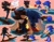 Size: 2048x1617 | Tagged: safe, artist:shu_0696, shadow the hedgehog, sonic the hedgehog, hedgehog, 2024, beach outfit, bucket, dialogue, duo, gay, heart, life jacket, male, ocean, outdoors, pink background, sandcastle, shadow x sonic, shadowbetes, shipping, simple background, sitting, smile, sonabetes, speech bubble, sunset, surfboard, surfing