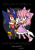 Size: 1240x1754 | Tagged: safe, artist:bymiar, oc, oc:camellia the cat, oc:stellar the hedgehog, cat, hedgehog, black background, camellia x stellar, chromatic aberration, duo, english text, fankid, lesbian, linking arms, magical lesbian spawn, parent:amy, parent:blaze, parent:shadow, parent:sonic, parents:blazamy, parents:sonadow, shipping, signature, simple background, smile, standing