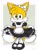 Size: 1344x1792 | Tagged: safe, artist:tailshisu, miles "tails" prower, fox, 2024, alternate outfit, blushing, border, crossover, cute, embarrassed, femboy, frown, gothic lolita, lifting dress, lolita, looking at viewer, maid outfit, signature, solo, standing, tailabetes
