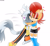 Size: 4780x4430 | Tagged: safe, artist:fartist2020, sally acorn, tangle the lemur, chipmunk, lemur, duo, female, hugging, sally's ringblader outfit