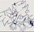 Size: 720x683 | Tagged: artist needed, safe, shadow the hedgehog, sonic the hedgehog, blushing, duo, gay, lidded eyes, line art, looking at each other, lying down, monochrome, shadow x sonic, shipping, shrunken pupils, spot color